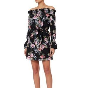 New Intermix Harper floral off-shoulder dress